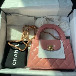 Chanel Kelly in Coral Pink Size Mini